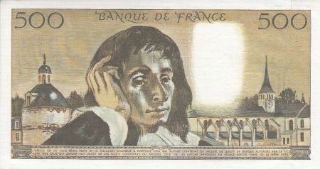 France 500 Francs Pascal - 05/12/1968 -  Série U.7