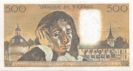 France 500 Francs Pascal - 05-12-1974 - Série L.44 - TTB