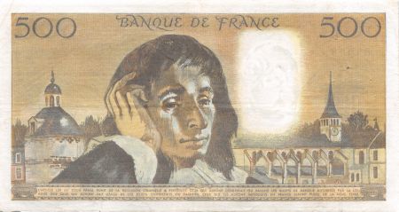 France 500 Francs Pascal - 05-12-1974 - Série V.47 - TTB
