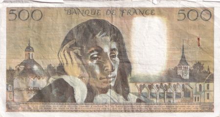 France 500 Francs Pascal - 05-12-1974 Série A.44 - TB