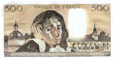 France 500 Francs Pascal - 05.08.1982 - Série X.159 - Fay.71.27