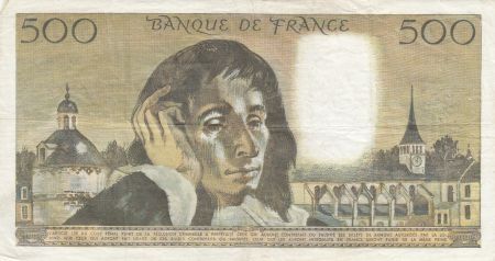 France 500 Francs Pascal - 06-01-1972 Série V.28 - TTB