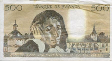 France 500 Francs Pascal - 06-02-1986 Série N.243 - PTTB
