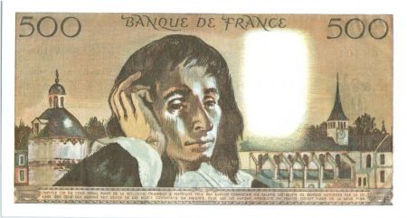 France 500 Francs Pascal - 06-11-1969 -  V.15