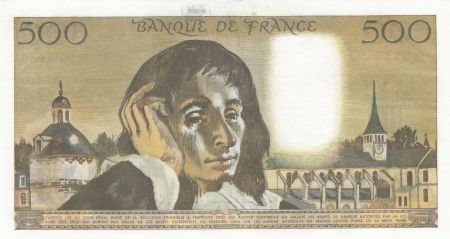 France 500 Francs Pascal - 06-11-1969 - Série F.14