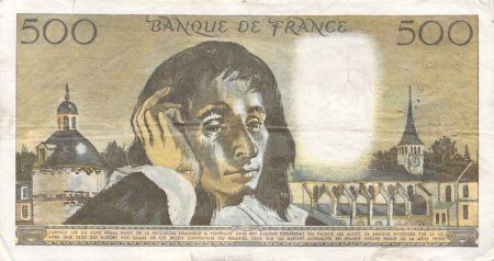 France 500 Francs Pascal - 06-11-1969 - Série Q.14 - TB