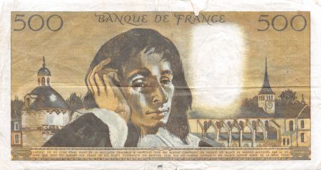France 500 Francs Pascal - 06-11-1969 Série Q.14 - TB