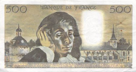 France 500 Francs Pascal - 06-12-1973 - Série O.38 - PTTB