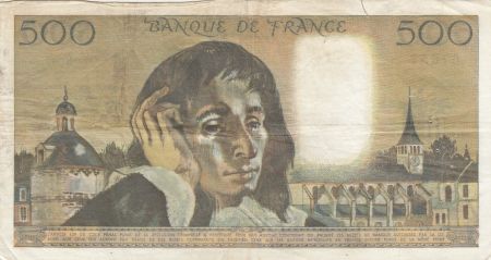 France 500 Francs Pascal - 06-12-1973 Série K.37 - TB+