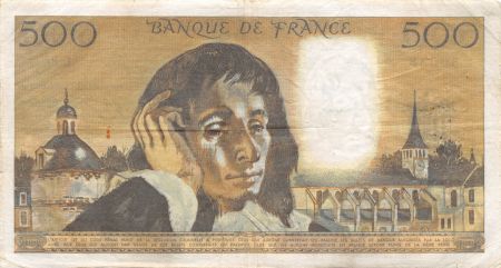 France 500 Francs Pascal - 06-12-1973 Série L.34 - TTB