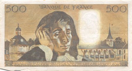 France 500 Francs Pascal - 06-12-1973 Série U.35 - PTTB