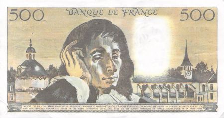 France 500 Francs Pascal - 07-06-1979 - Série R.99 - TTB+