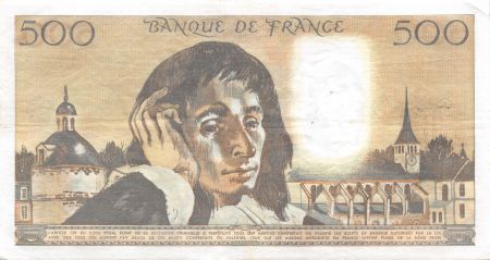 France 500 Francs Pascal - 07-06-1979 - Série T.100 - TTB