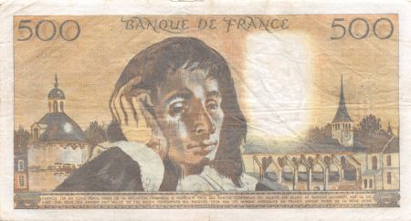France 500 Francs Pascal - 07-06-1979 - Série T.107 - TTB