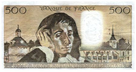 France 500 Francs Pascal - 07.01.1982 - Série Z.149 - Fay.71.26