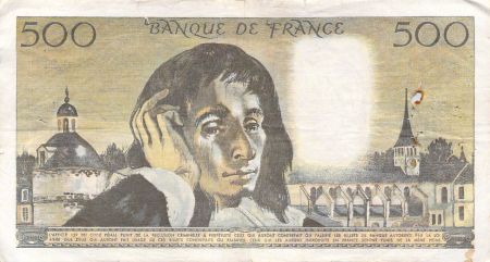 France 500 Francs Pascal - 08-01-1970 - Série G.21 - PTB