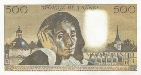 France 500 Francs Pascal - 08-01-1970 - Série P.17