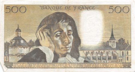France 500 Francs Pascal - 08-01-1970 Série G.22 - TTB
