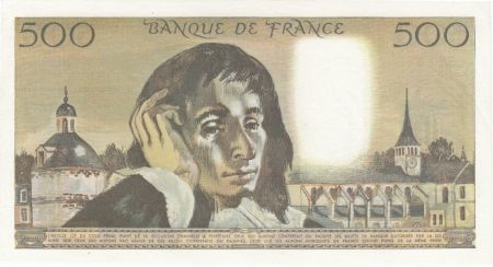 France 500 Francs Pascal - 08-01-1970 Série N.19