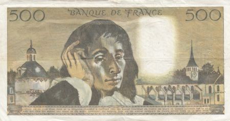 France 500 Francs Pascal - 08-01-1970 Série S.17 - TTB