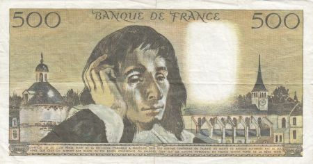 France 500 Francs Pascal - 08-01-1970 Série W.22 - TTB