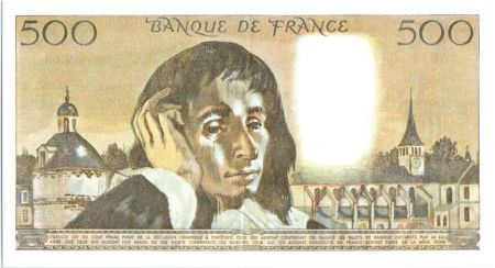 France 500 Francs Pascal - 1976 - Y.63