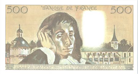 France 500 Francs Pascal - 1989 - W.302