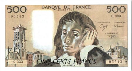 France 500 Francs Pascal - 1990 - Q.323
