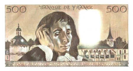 France 500 Francs Pascal - 5-10-1978 - D.96