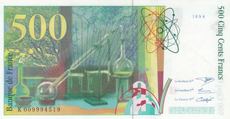 France 500 Francs Pierre et Marie Curie - 1994 Série K009