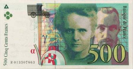 France 500 Francs Pierre et Marie Curie - 1994 Série R.013 - SUP