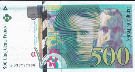 France 500 Francs Pierre et Marie Curie - 1996 E.036727938