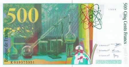 France 500 Francs Pierre et Marie Curie - 1998 Série K.039 - Sans STRAP - NEUF