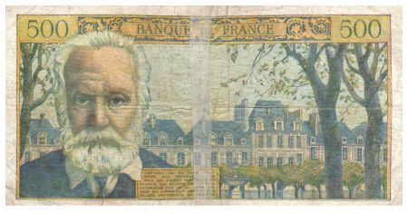 France 500 Francs Victor Hugo - 02-09-1954 - Série Y.44 - PTB
