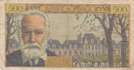 France 500 Francs Victor Hugo - 02-09-1954 Série H.36 - TB