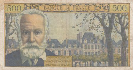 France 500 Francs Victor Hugo - 04-03-1954 Série U.18 - TB
