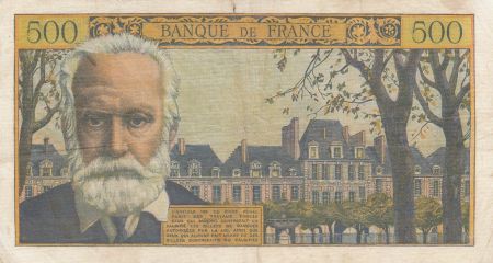France 500 Francs Victor Hugo - 06-01-1955 Série S.55 - TTB