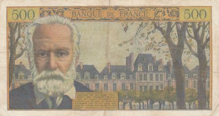 France 500 Francs Victor Hugo - 10-07-1958 Série P.105 - TB+