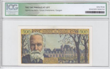 France 500 Francs Victor Hugo - 1954