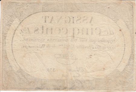 France 500 Livres 20 Pluviose An II - 8.2.1794 - Sign