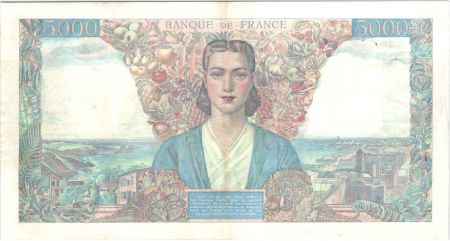 France 5000 Francs Empire Français - 05-04-1945 Série J.459