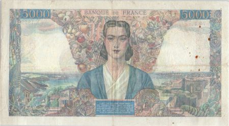 France 5000 Francs Empire Français - 07-02-1946  Série K.1855