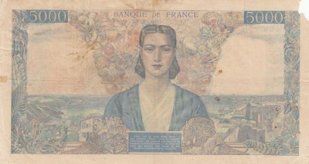 France 5000 Francs Empire Français - 19-04-1945 - Série A.524