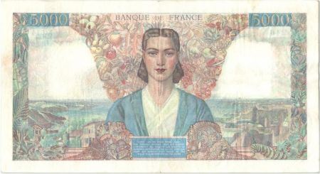 France 5000 Francs Empire Français - 19-04-1945 Série X.514