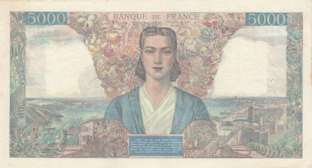 France 5000 Francs Empire Français - 27-09-1945 Série S.1313