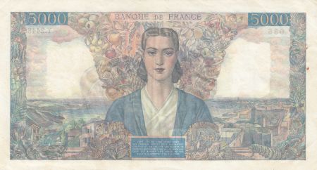 France 5000 Francs Empire Français - 31-05-1946 Série Y.2448-036