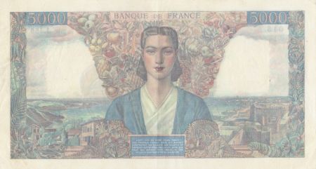 France 5000 Francs Empire Français - J.466 - 1945