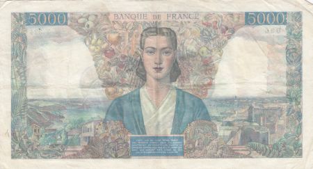 France 5000 Francs Empire Français 22-02-1945 Série Y.234- TTB