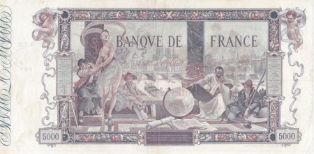 France 5000 Francs Flameng - 09-01-1918 Série R.7 - TTB