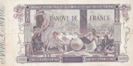 France 5000 Francs Flameng - 09-01-1918 Série Z.7- TTB